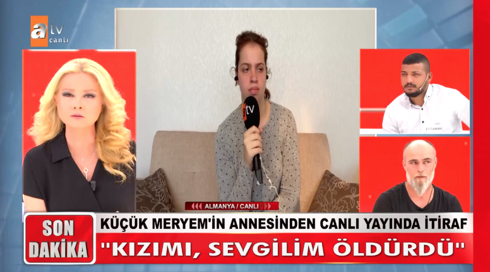 melisa dan meryem ile ilgili itiraf recep meryem i oldurdu